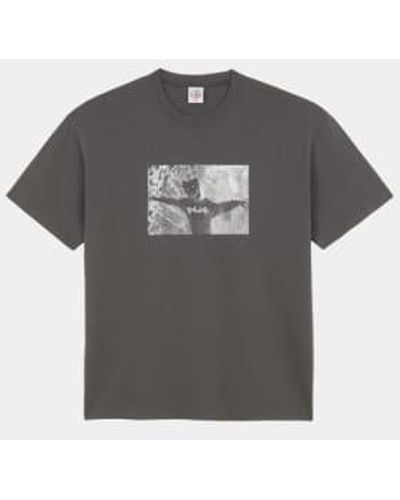 POLAR SKATE Sustained Disintegration T-shirt Graphite S - Grey