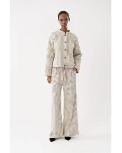 Lolly's Laundry Emilia Stripe Jacket Xs - White