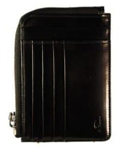 Il Bussetto Grand portefeuille zippé noir