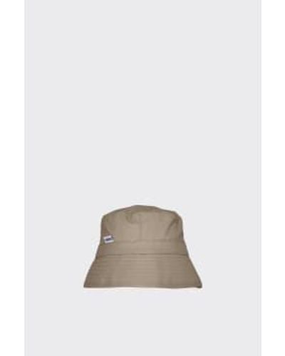 Rains Taupe 20010 Bucket Hat Xs-m - Natural