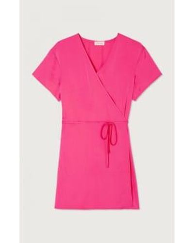 American Vintage Widland Wrap Dress - Pink