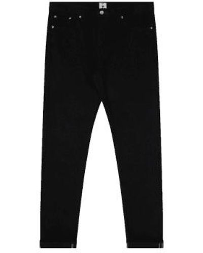 Edwin Slim tapered jeans rinsed - Negro