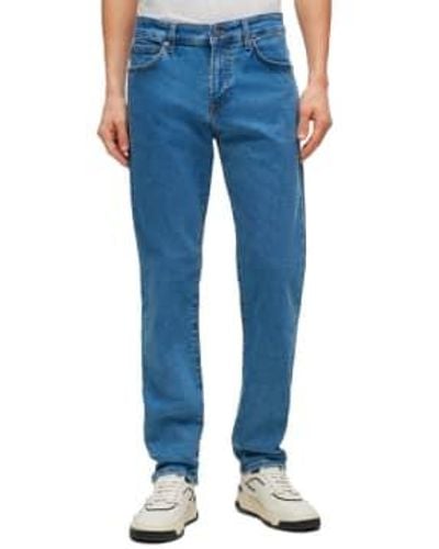 BOSS Remaine Regular Fit Jeans Lake Light Stretch 30/30 - Blue
