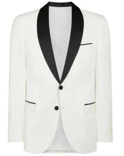 Remus Uomo Ricardo Tuxedo Dinner Jacket 38 - White