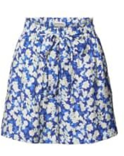 Lolly's Laundry Blanca Shorts Flower / Xs - Blue