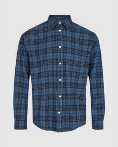 Minimum Terno Shirt Blazer - Blu