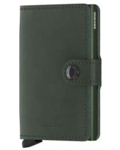Secrid Mini Wallet Original One Size - Green