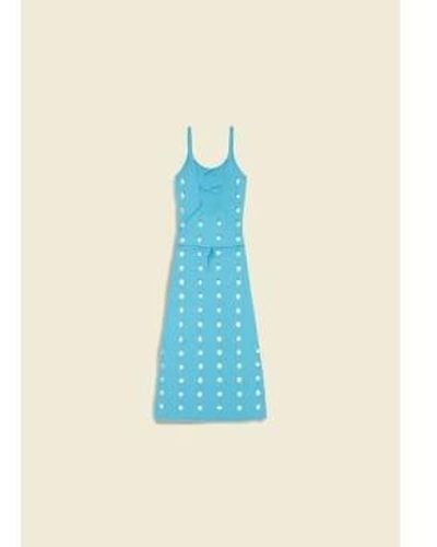 House Of Sunny Canopy Knit Dress Lido 6 - Blue