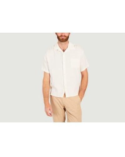 La Paz Silveria Panama Shirt - Bianco