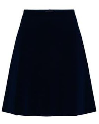 Numph Nulillypilly Dark Sapphire Skirt - Blue