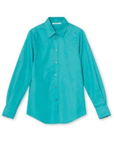 GRAUMANN Suzie Shirt Jade - Blue