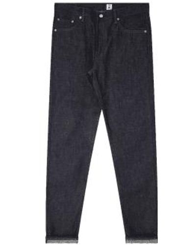 Edwin Slim tapered jeans unwashed - Azul