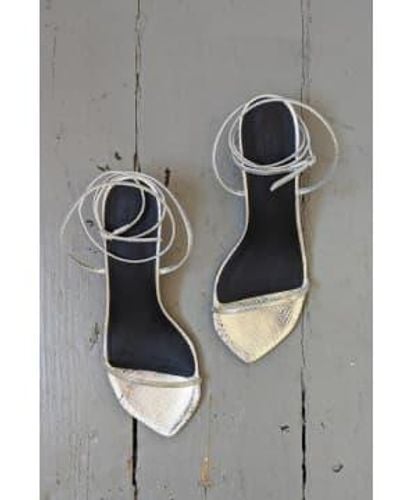 Isabel Marant Aridee Silver Sandals 38 - Metallic