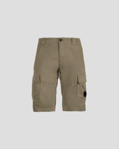 C.P. Company Stretch sateen cargo shorts - Verde