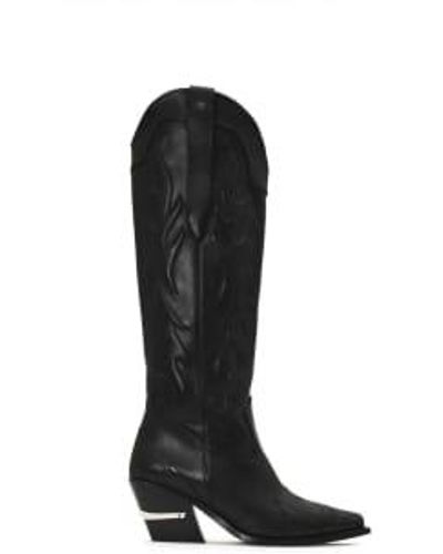 Anine Bing Tall Tania Boots Western - Nero