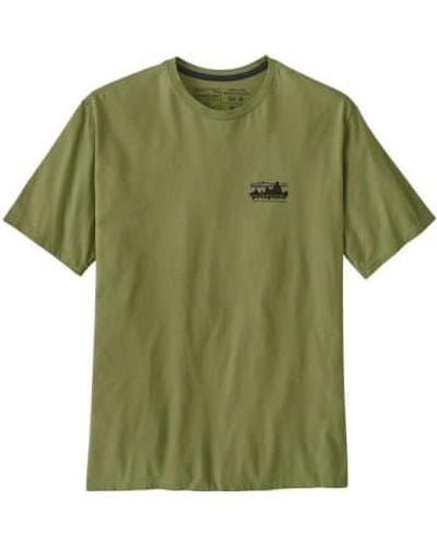 Patagonia '73 Skyline Organic T-shirt Buckhorn - Green
