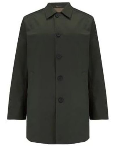 Guards London Montague Reversible Mac Jacket Green - Verde
