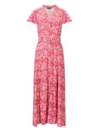 French Connection Robe midi cass delphine - Rose