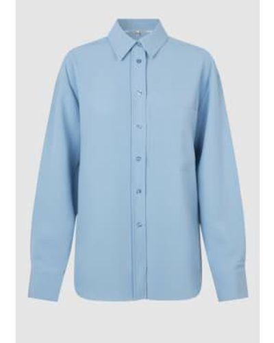 Second Female Fique Shirt Xs - Blue