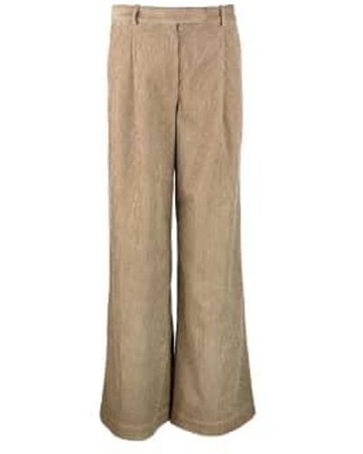 Designers Remix Carson Wide Trousers - Natural