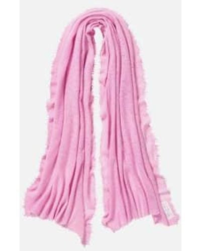PUR SCHOEN Hand Felted Cashmere Soft Scarf Mallow + Gift - Pink