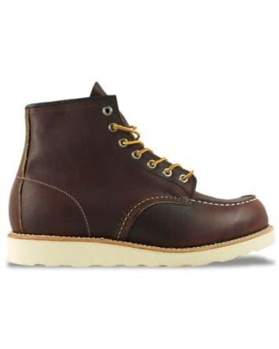 Red Wing Wing Shoes Moc Toe 8138 6 Leather Boot Briar Oil Slick Brown - Multicolore