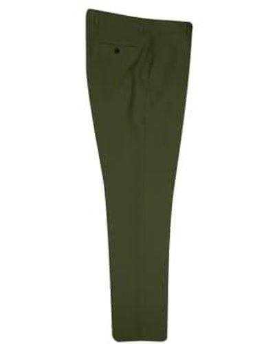 Fratelli Textured Suit Trouser 38 - Green