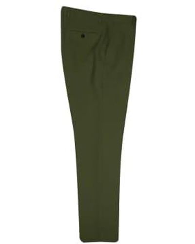 Fratelli Textured Suit Trouser - Verde
