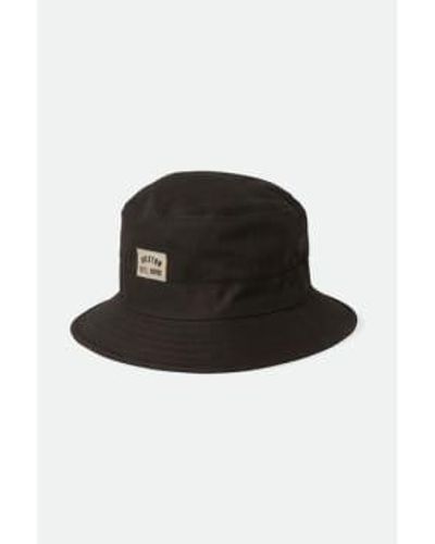 Brixton Woodburn Sol Wash Packable Bucket Cap - Nero