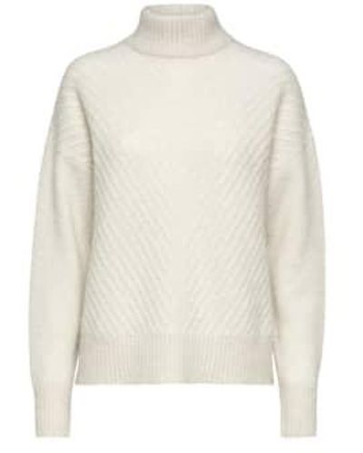 SELECTED Sif Sisse Knitwear Xs - White