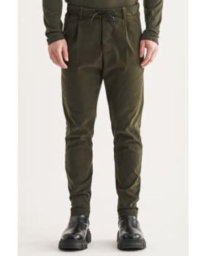 Transit Fit fit stretch jogging chinos - Verde