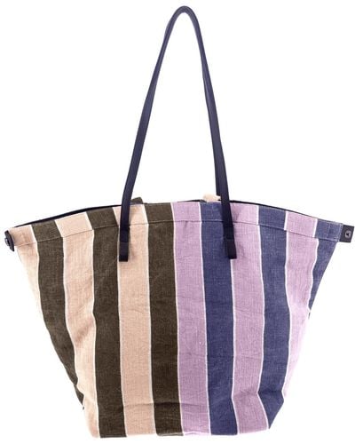 Epice Sac Linen Bag in Blue Lyst