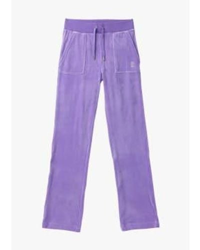 Juicy Couture S Del Ray Classic Pocket Lounge Pants - Purple