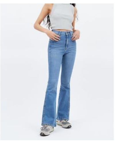 Dr. Denim Dr Dr Or Moxy Flare Jeans Or Cape Sky Blue