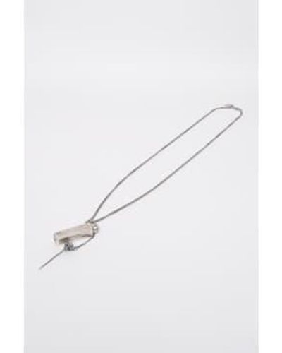 Goti Cn1122/1 halskette silberkette - Weiß