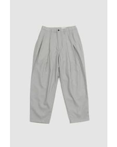 Still By Hand Summer Wide Trousers Taupe 2 - Grey