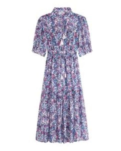 Suncoo Cipri Printed Dress - Purple
