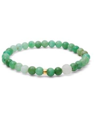 Renné Jewellery Chrysoprase Bracelet S/m - Green