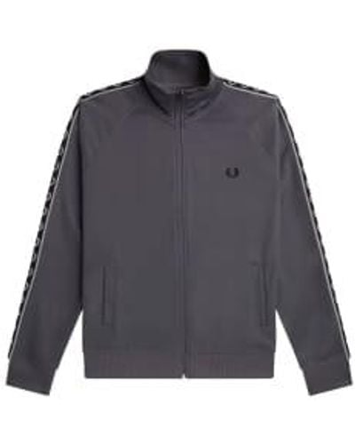 Fred Perry Coulette contraste piste gris - Bleu