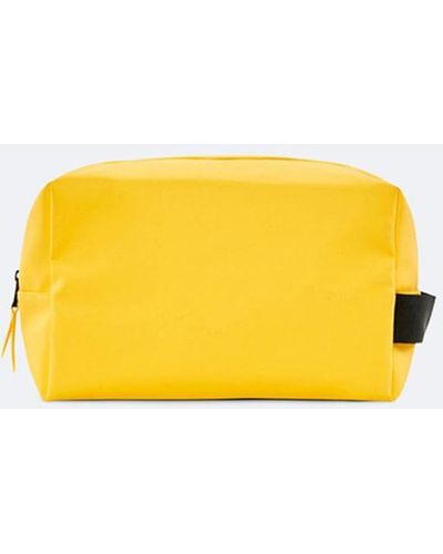 Rains Wash Bag Large Yellow - Giallo