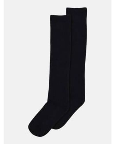 mpDenmark Inga Knee High Socks 37-39 - Black
