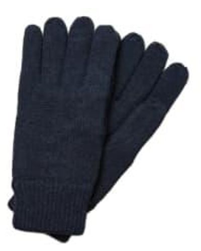 SELECTED Slhcray Sky Captain Gloves One Size - Blue