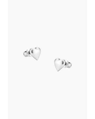 Tutti & Co Ea592s Embrace Earrings - White