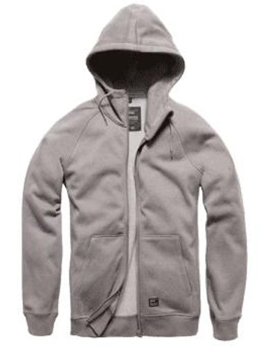 Vintage Industries S18 Hooded Cotton Charcoal - Grigio