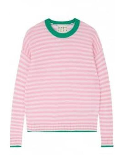 Jumper 1234 Tipped Crew - Pink