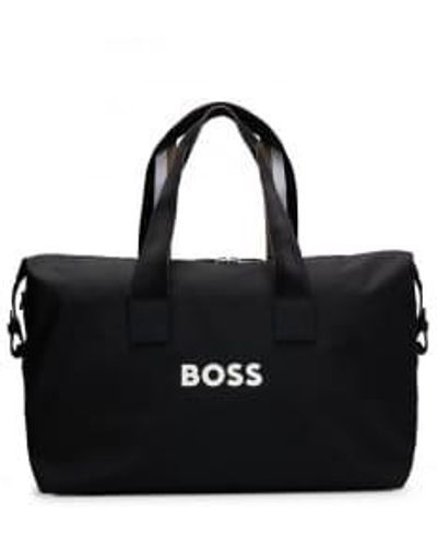 BOSS Boss actcha 3.0 holdall bag col: 001 negro, tamaño: os