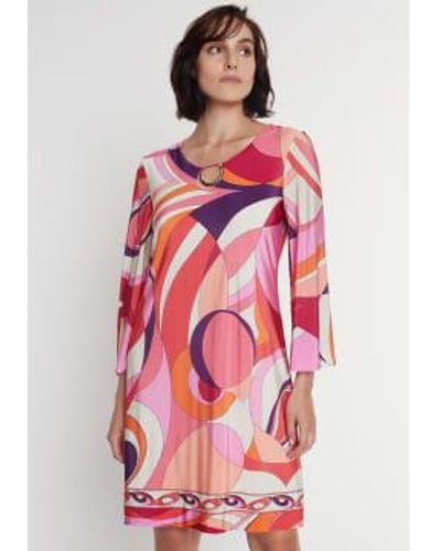 Ana Alcazar Pramy Printed Tunic Dress Seventies / 38 - Pink