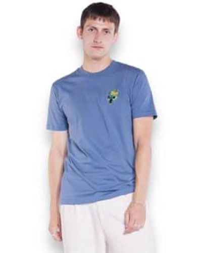 Olow Bonjo Cobalt T Shirt - Blu