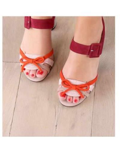 Chie Mihara Uneko Shoes 39 /orange - Pink