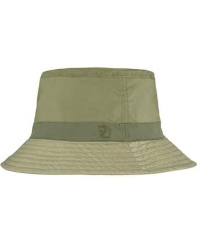 Fjallraven Fjallraven Reversible Bucket Hat Stone Light Olive 2 - Verde